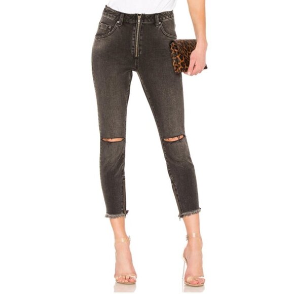One Teaspoon NWT High Waist Freebird Skinny Jeans - Picture 2 of 10
